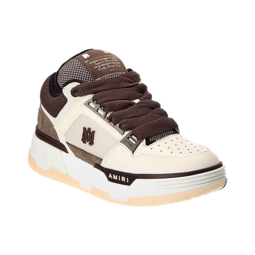 Amiri Leather & Mesh Sneaker, White
